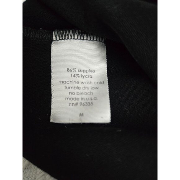 Matrix Vibes Black Sleeveless Bow Tie Neck Tank Top Womens M - Picture 4 of 4